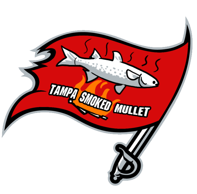 Tampa Bay Buccaneers Smoked Mullet Logo DIY iron on transfer (heat transfer)